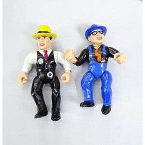 Lot of 2 1990 Dick‎ Tracy Itchy Action Figures Playmates Toys